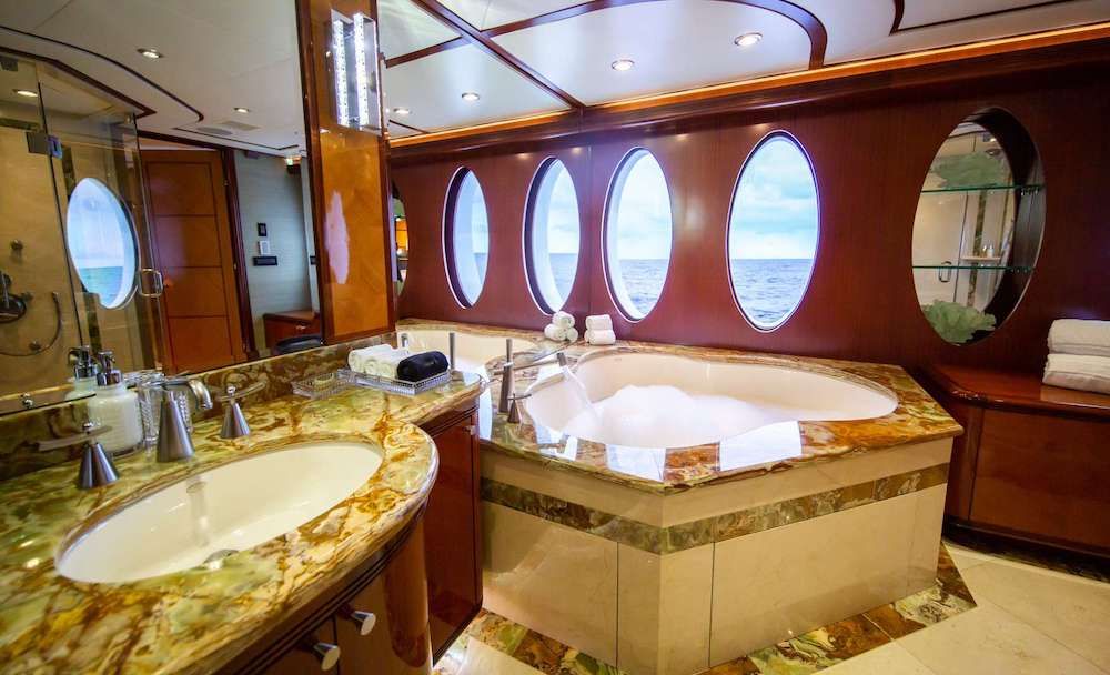 JUST ENOUGH Motor Yacht Master Bath