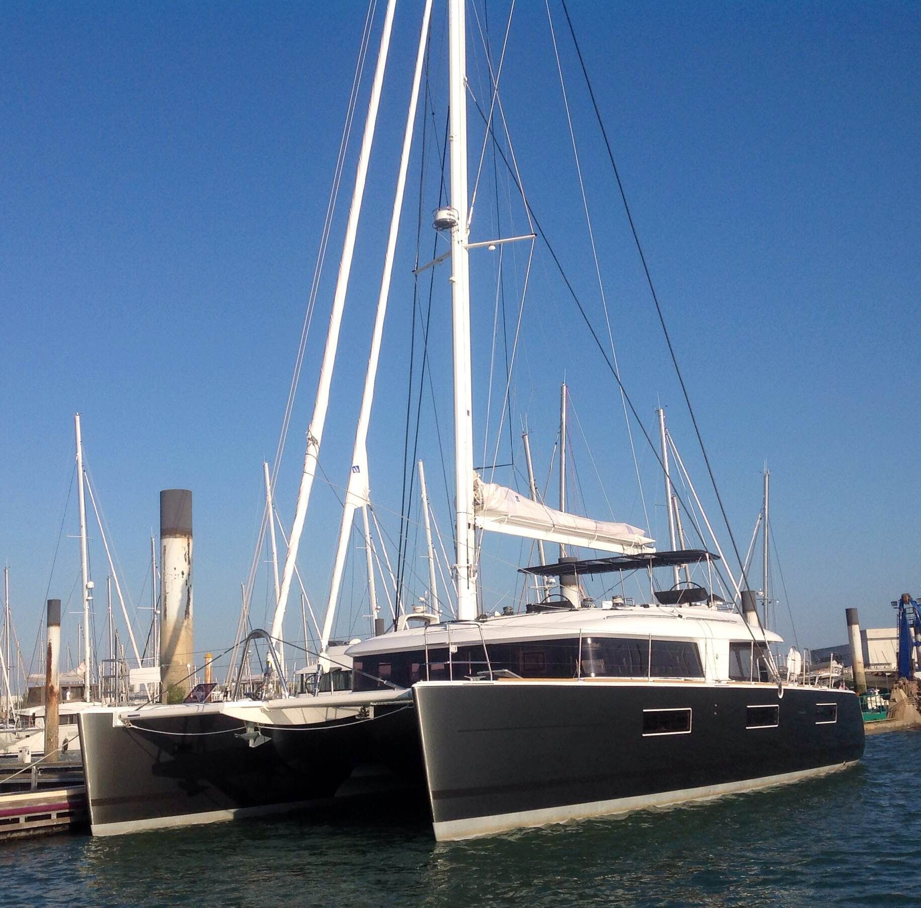 KASKAZI FOUR Lagoon 620 Luxury Catamaran Moored