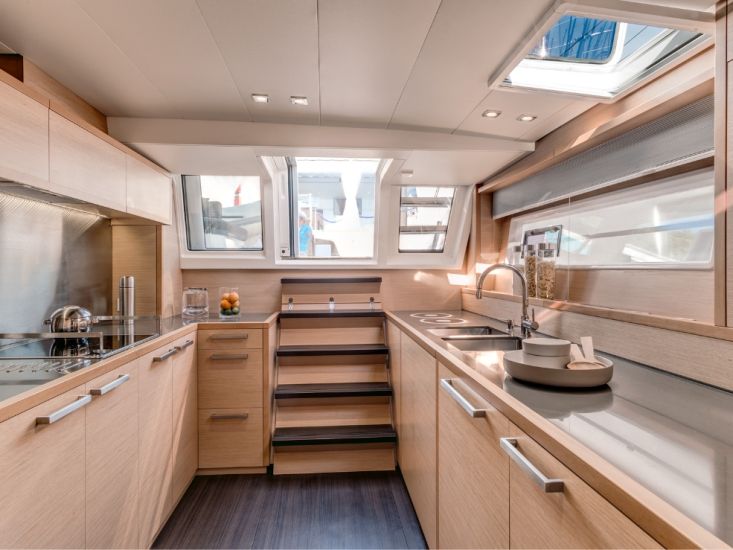 KASKAZI FOUR Lagoon 620 Luxury Catamaran Galley