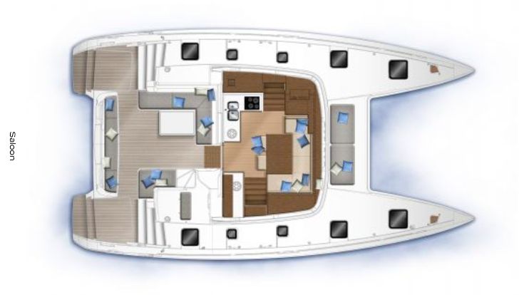 Lagoon 40 - Layout