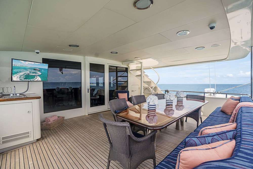 LEGACY Motor Yacht Aft Deck