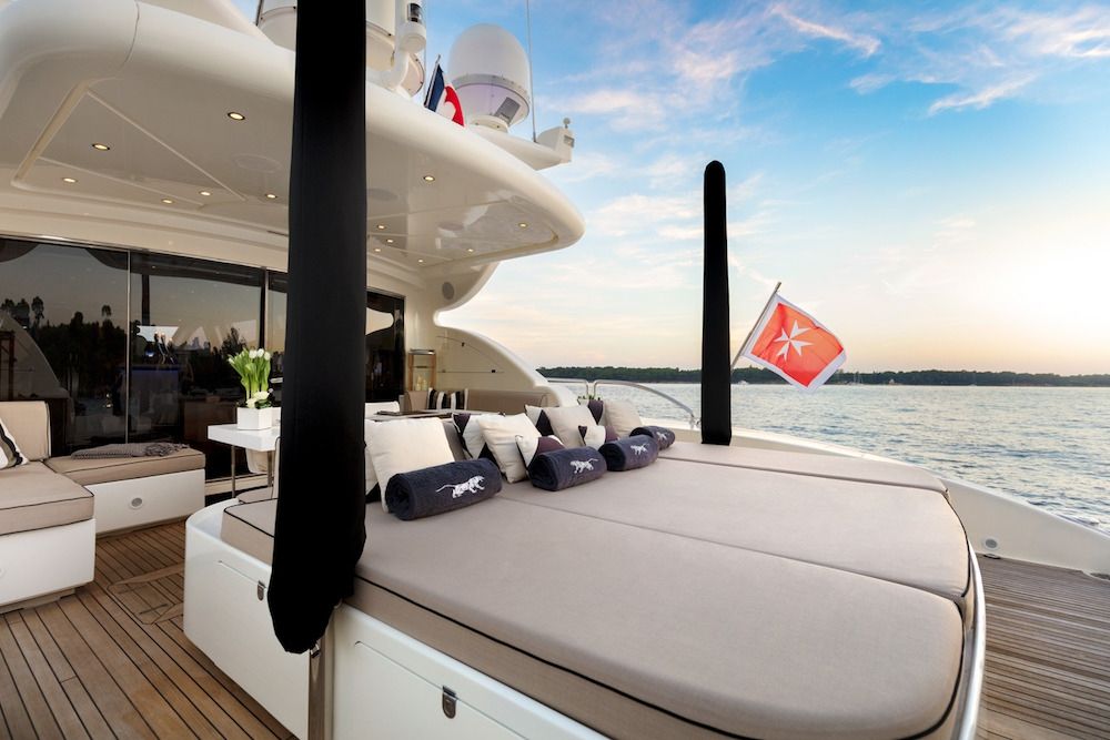 Leopard 34m Motor Yacht Sunbathing