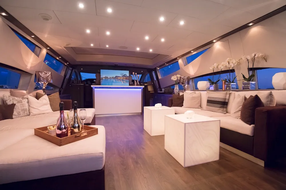 Leopard 34m Motor Yacht Saloon