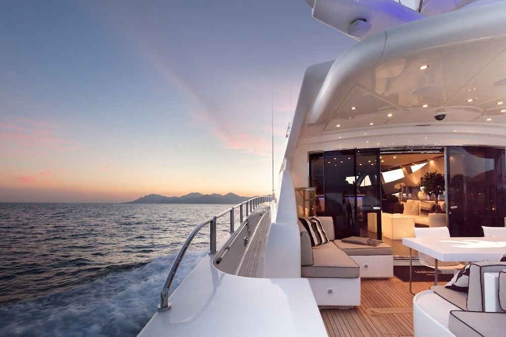 Leopard 34m Motor Yacht Aft Deck