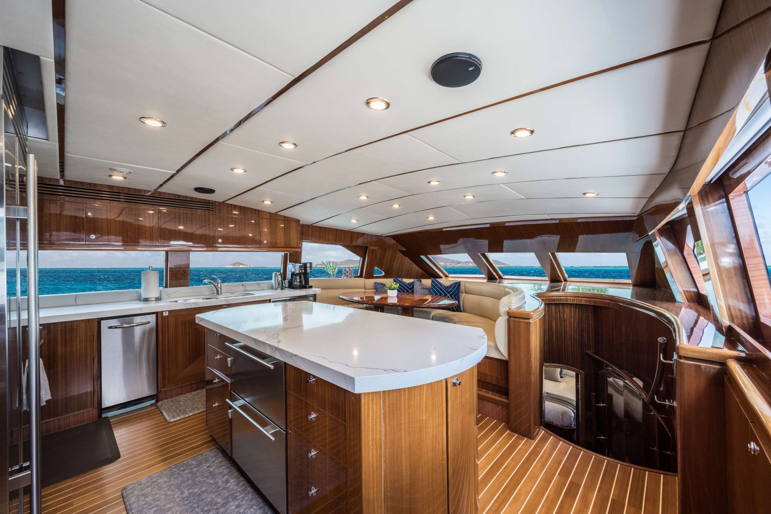 LIMITLESS Crewed Motor Yacht Galley