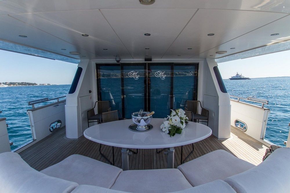 MISS CANDY - Crewed Motor Yacht - Aft Deck