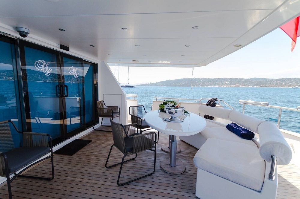 MISS CANDY - Crewed Motor Yacht - Aft Deck