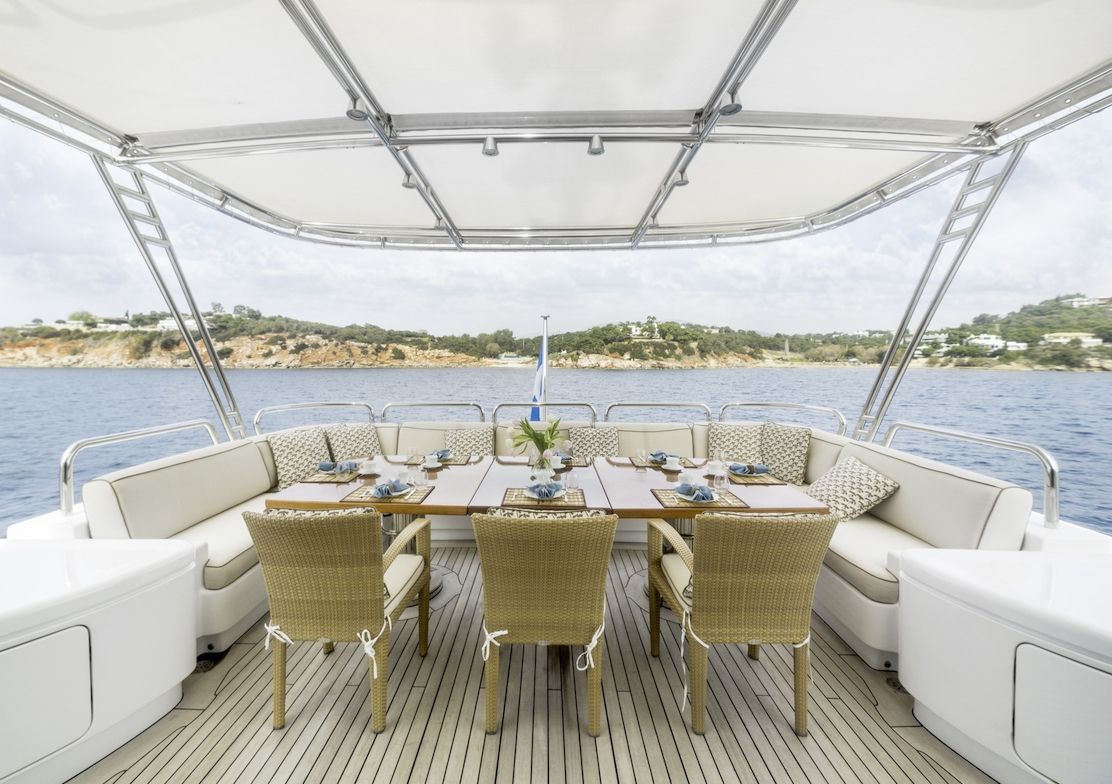 ISA Motor Yacht OASIS Upper Deck