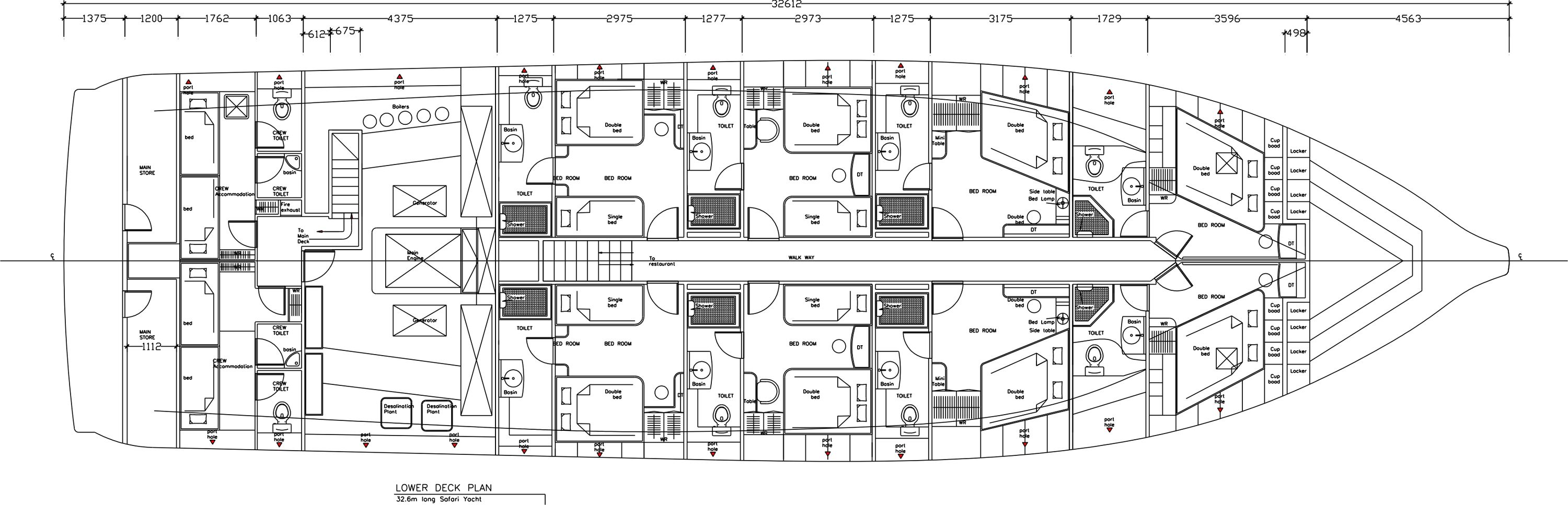 Ocean Divine Lower deck