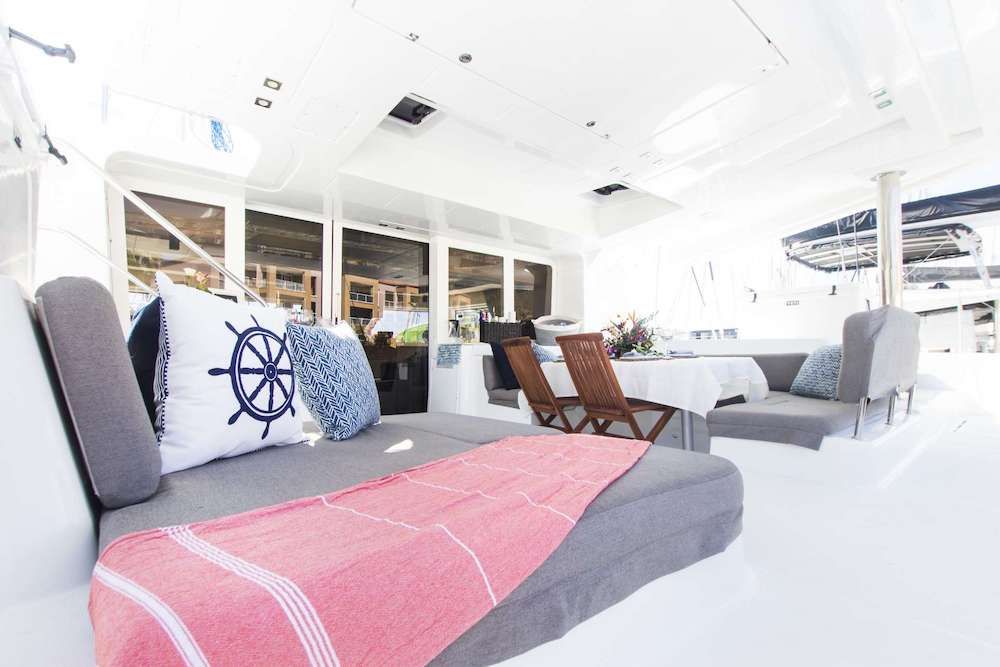 OCELOT Lagoon 52 Aft Deck