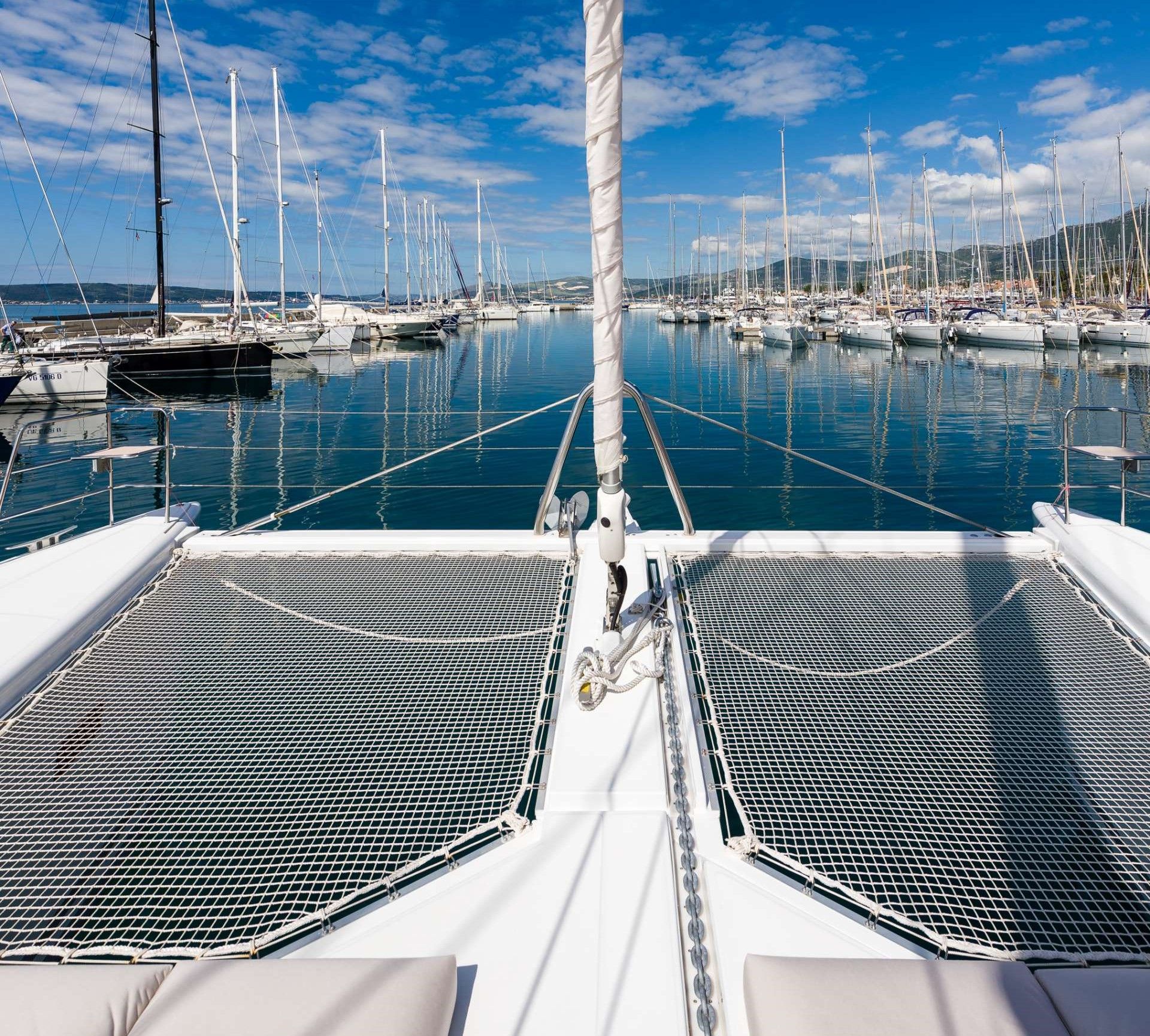 OPAL Lagoon 620 Luxury Catamaran Sun Lounge