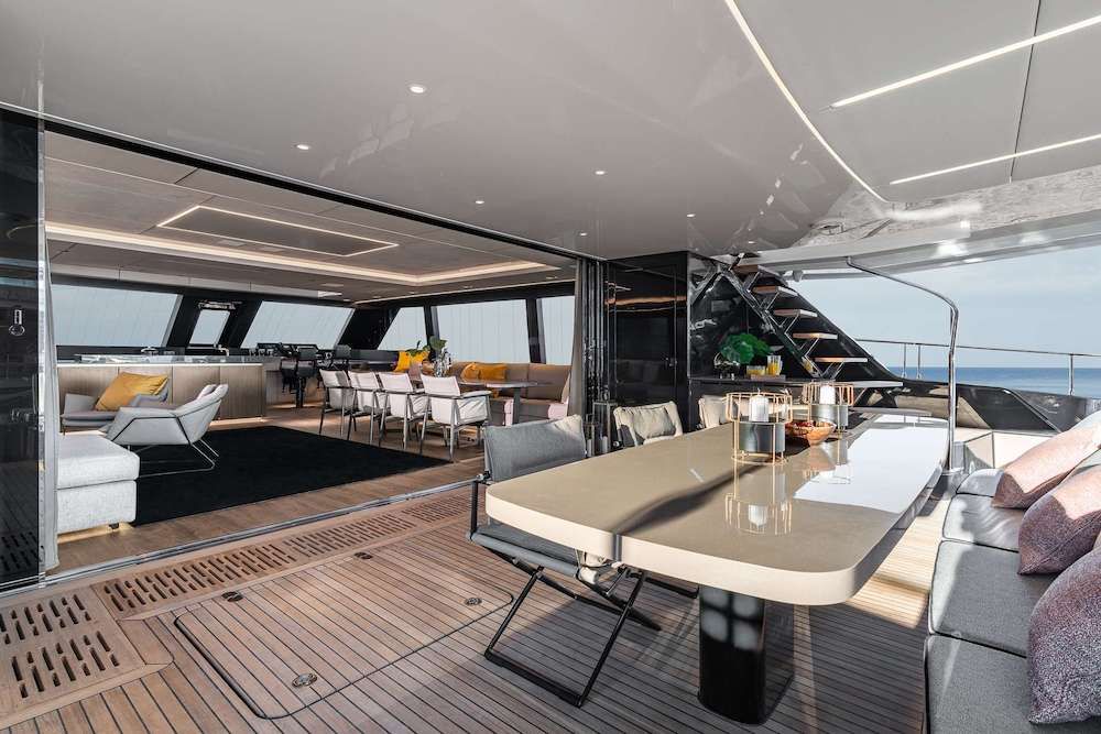 OTOCTONE Sunreef 80 Luxury Catamaran Open Plan Living