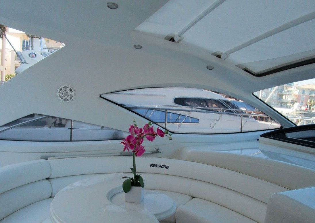 pershing 43 day charter italy sardinia - on board