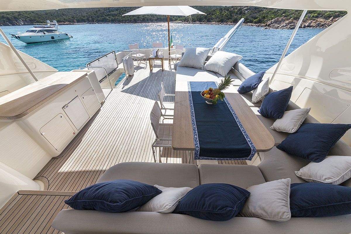 Porthos Sans Abri Ferretti Sardinia Flybridge