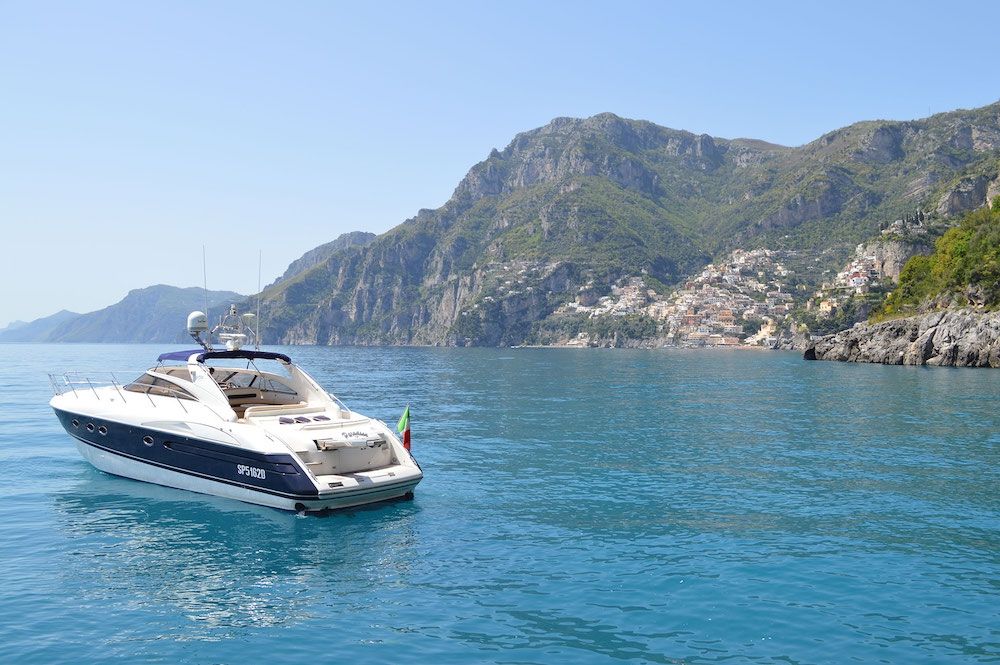 Princess V50 - At Anchor 2