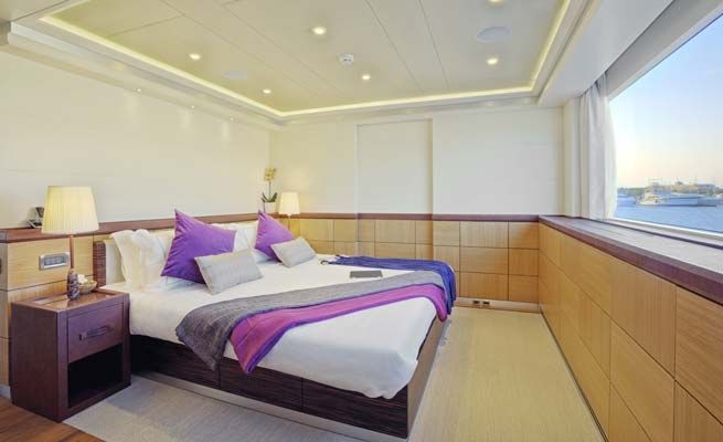 QUARANTA Curvelle 34m Luxury Superyacht Convertible Cabin