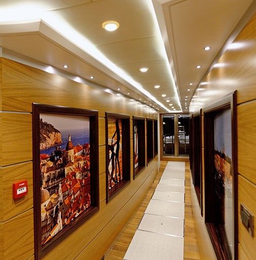 QUARANTA Curvelle 34m Luxury Superyacht Passageway