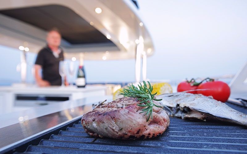 QUARANTA Curvelle 34m Luxury Superyacht Exquisite Dining