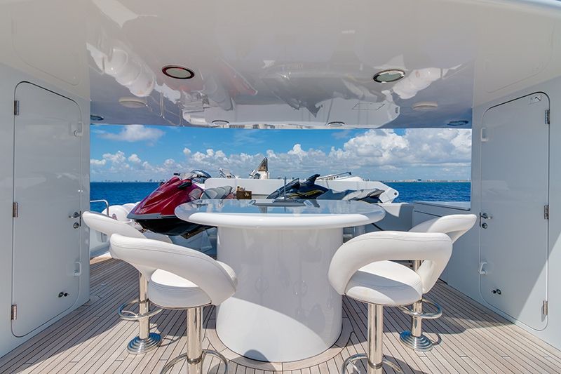 RELENTLESS Trinity 145 Luxury Superyacht Sun Deck