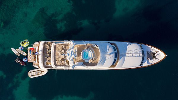 RIVA Benetti 120 Classic Aerial View
