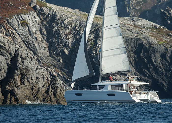 Crewed Catamaran Fountaine Pajot Saba 50 - 5 Cabins - Bora Bora ...