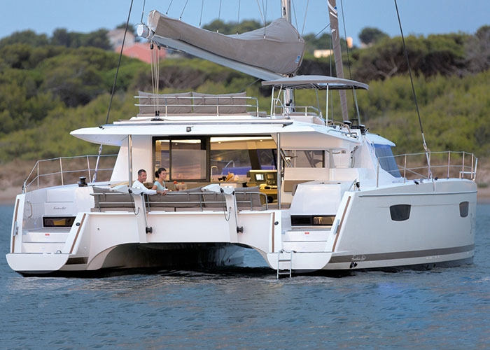 Crewed Catamaran Fountaine Pajot Saba 50 - 5 Cabins - Bora Bora ...