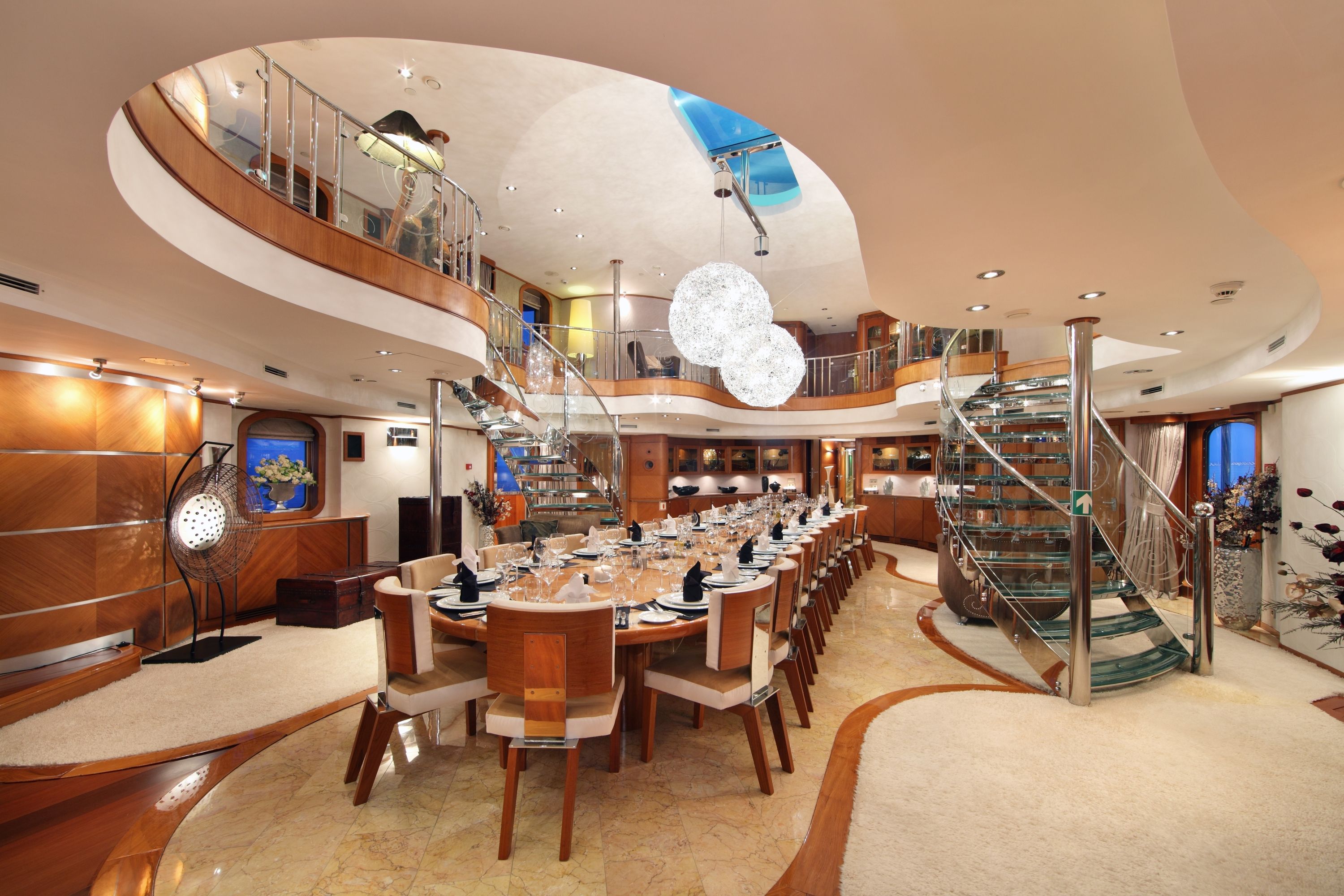 SHERAKHAN - Verkerk 228 - Dining Salon and Atrium