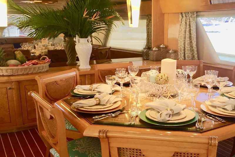 saloon dining area