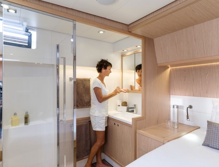 double cabin bathroom