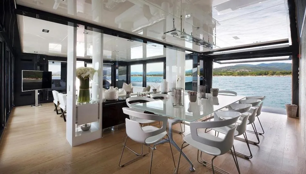 Formal Dining with Balconies