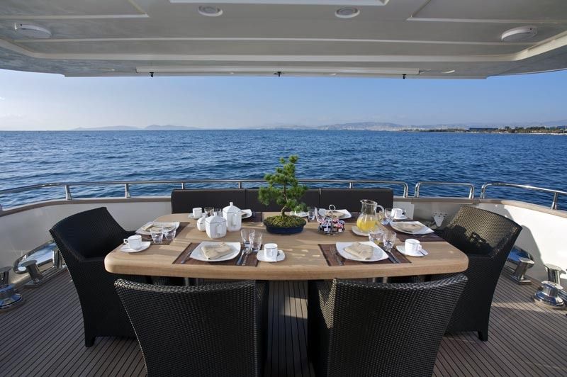 TALYNE Canados 27m Aft Deck