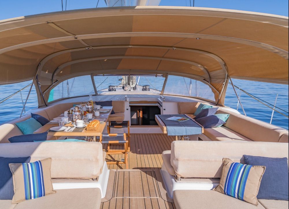 Boatbookings THALIMA Sailing Yacht Aft Layout