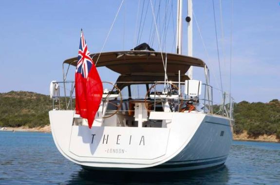 THEIA OF LONDON - at the stern