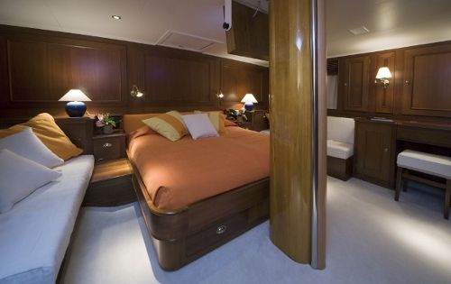 TIZIANA Abeking & Rasmussen 116 Luxury Sailing Yacht Master Cabin