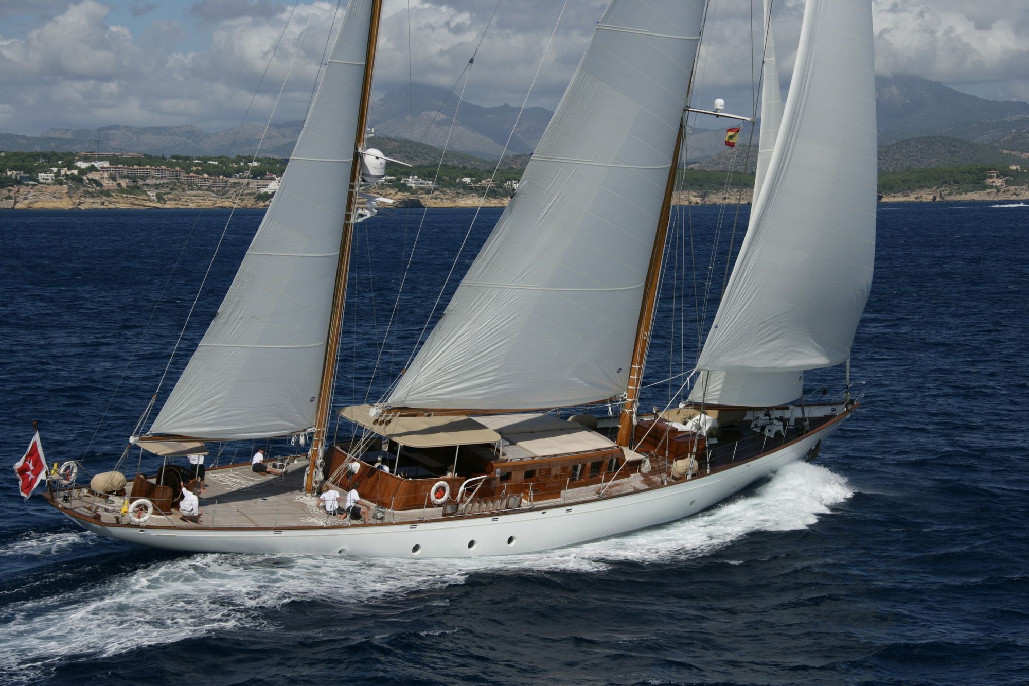 TIZIANA Abeking & Rasmussen 116 Luxury Sailing Yacht Running