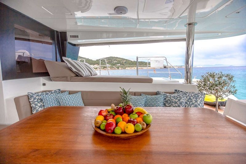 aft deck dining table