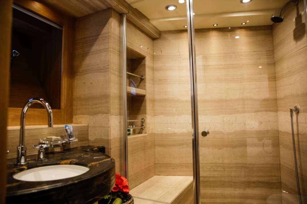 ZANZIBA Etemoglu 40m Luxury Sailing Yacht Bathroom