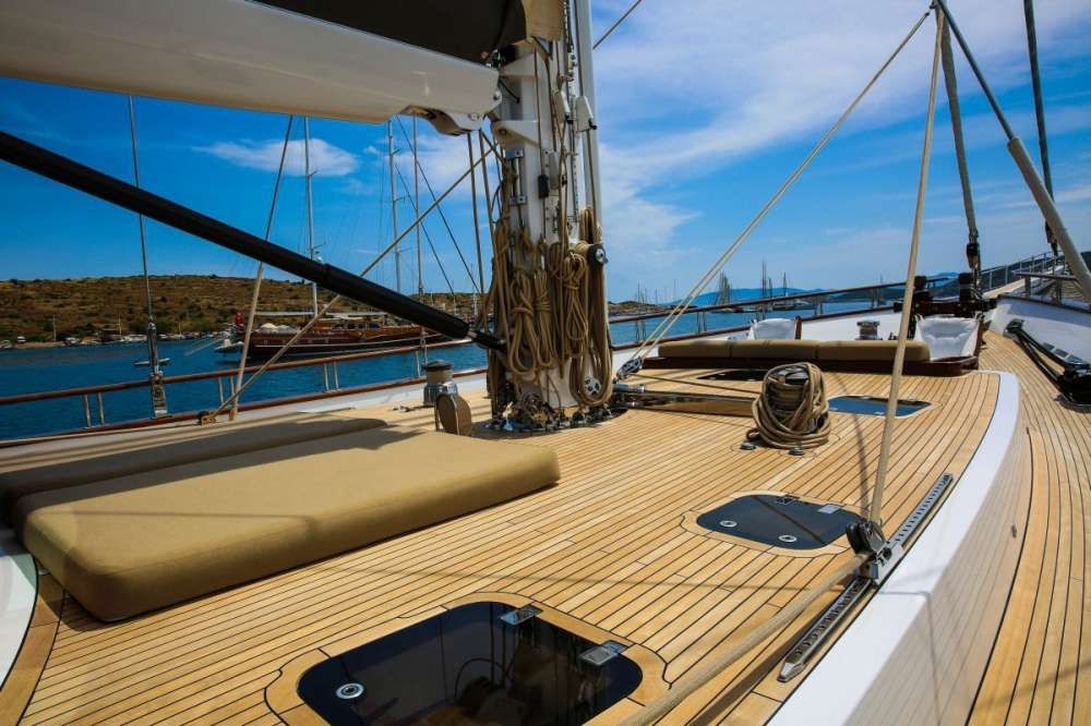 ZANZIBA Etemoglu 40m Luxury Sailing Yacht Sun Deck