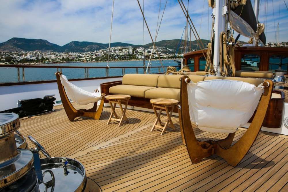 ZANZIBA Etemoglu 40m Luxury Sailing Yacht Sun Lounge