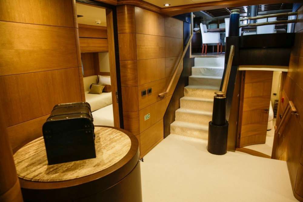 ZANZIBA Etemoglu 40m Luxury Sailing Yacht Foyer