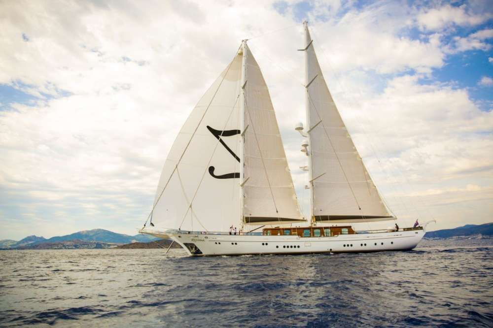 ZANZIBA Etemoglu 40m Luxury Sailing Yacht Running