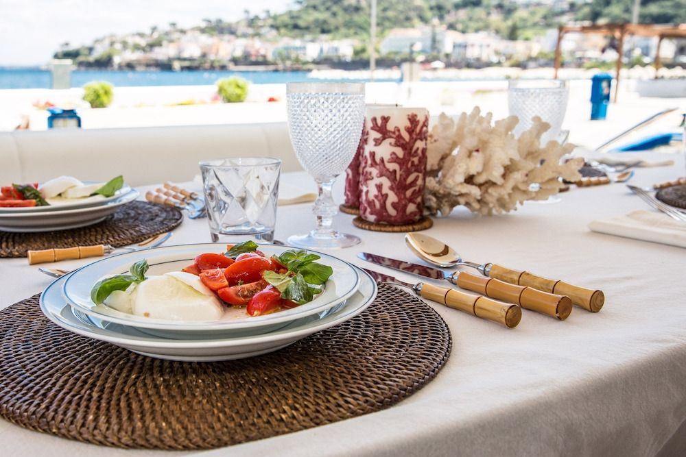 ZIA CANAIA Riva Yacht Sample Lunch