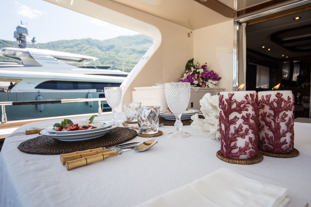 ZIA CANAIA Riva Yacht Al Fresco Dining