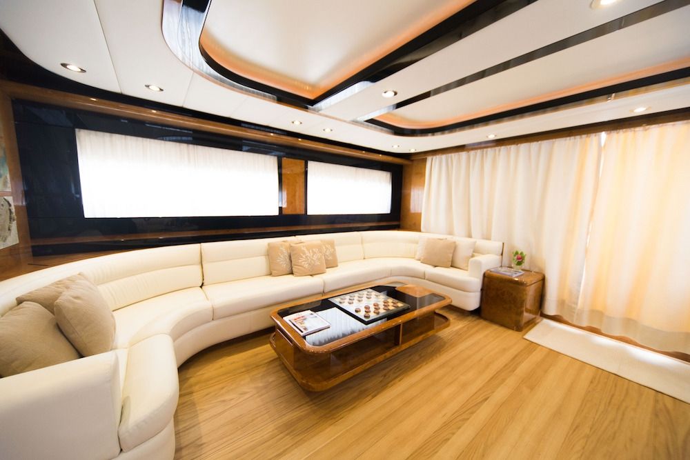 ZIA CANAIA Riva Yacht Main Saloon