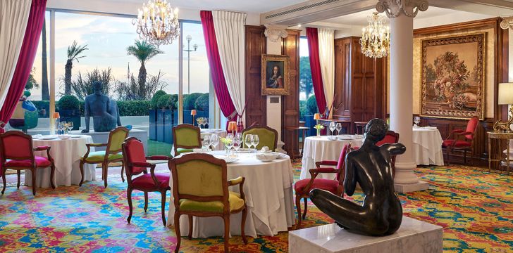 Le Negresco,Le Chantecler Restaurant,Nice,French Riviera