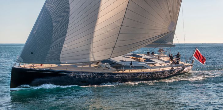 Farfalla Crewed Monohull Sailing Yacht Undersail