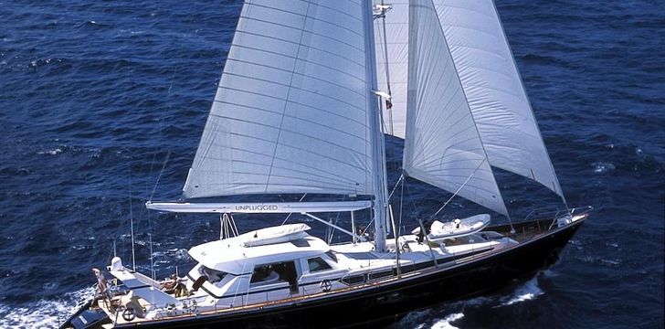 Luxury Sailing Yacht Undersail
