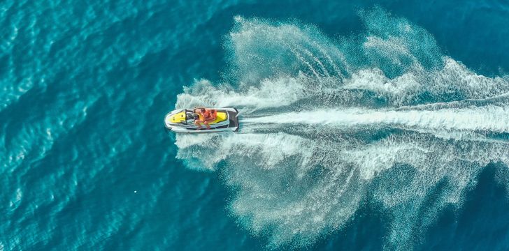 Yacht Toys Jetski Aerial