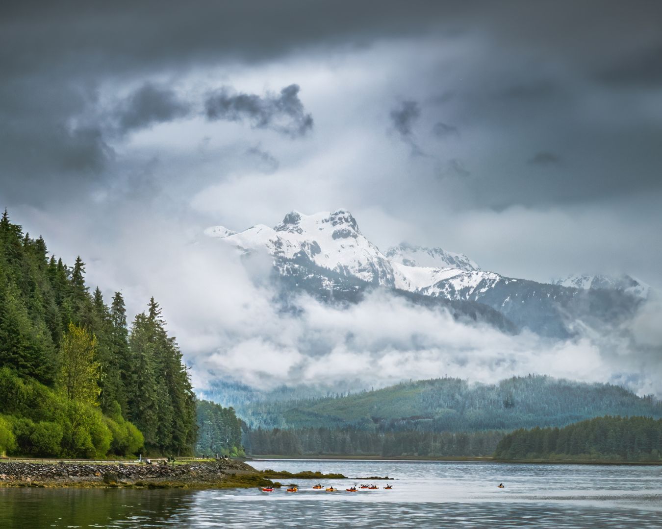 chichagof island coastline,alaska